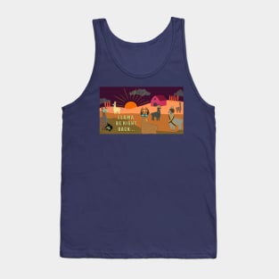 Llama be right back Tank Top